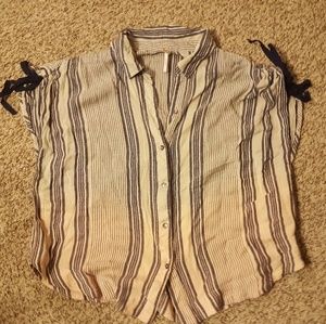 Free People button up shirt